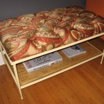 Paisley Tufted Bench