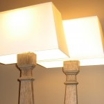 Walnut Baluster Lamps