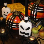 Plaid Pumpkins and Flaming Ghosts