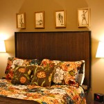 Bamboo Rug Headboard